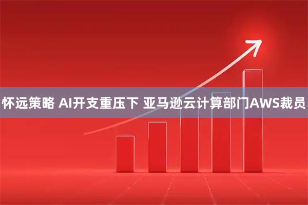 怀远策略 AI开支重压下 亚马逊云计算部门AWS裁员